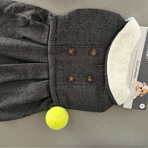 NWT Stylish Dog Coat-Free gift w/purchase- Grey- Size Large